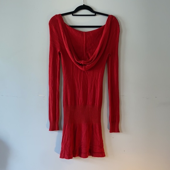 vintage Bebe hooded sweater dress - Picture 8 of 8